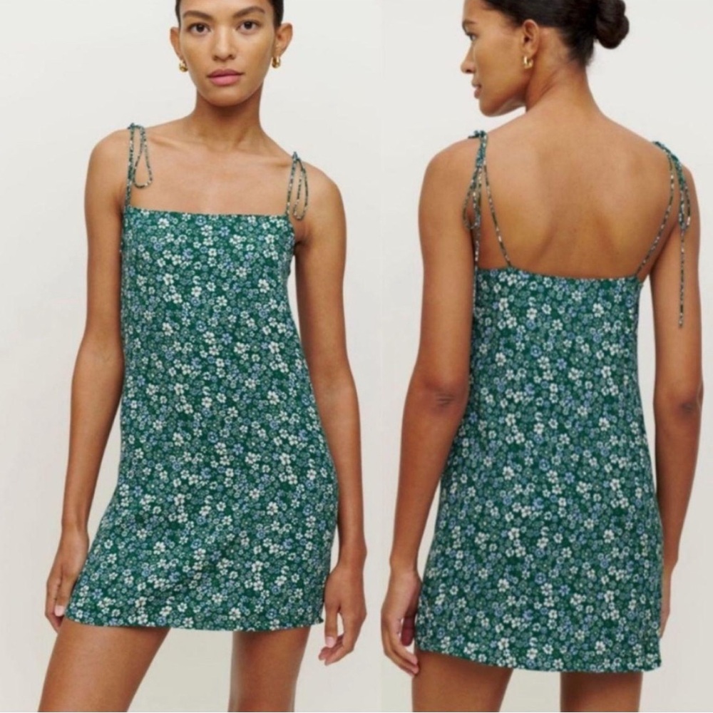 Reformation Agean Dress in Saskia